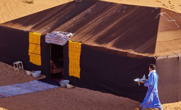 Merzouga - woestijn: Desertcamp Azawad