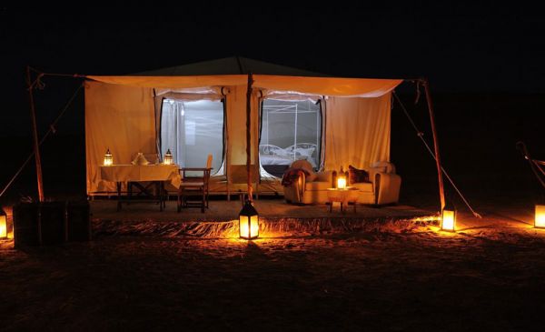 Mhamid - woestijn: Azalai Desert Camp