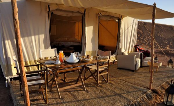 Mhamid - woestijn: Azalai Desert Camp