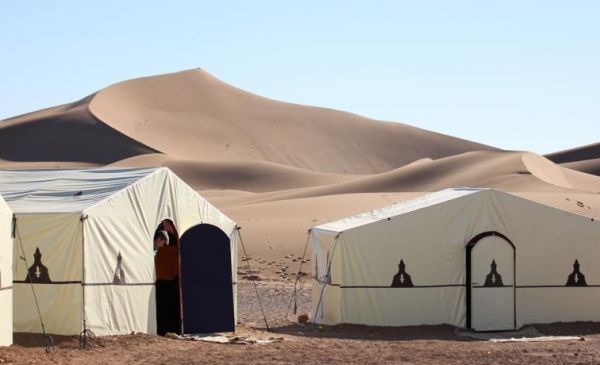 Mhamid - woestijn: M'Hamid desertcamp